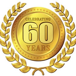 Celebrating 60 Years Emblem