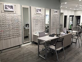 Our newly remodeled optical dispensary.